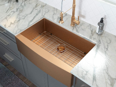 LZ-S3022-10-Q手工圓角裙邊單盆