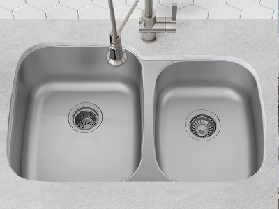 HU8-032拉伸盆圓角雙槽子母盆