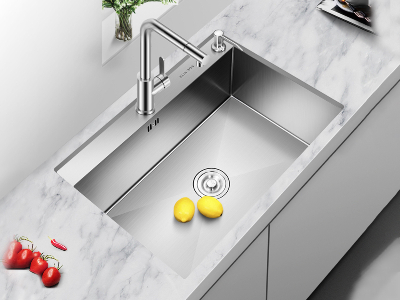 LZ-D3320-10手工直角單盆